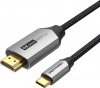 Фото товара Кабель USB Type C -> HDMI Vention 1 м Grey (CRBBF)
