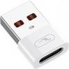 Фото товара Переходник USB 3.2 Gen1 -> USB Type C SkyDolphin OT08 Mini White (ADPT-00032)