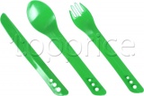Фото Набор столовых приборов Lifeventure Ellipse Cutlery Green (75012)