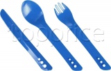 Фото Набор столовых приборов Lifeventure Ellipse Cutlery Blue (75011)