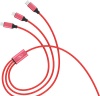 Фото товара Кабель USB -> Lightning/microUSB/Type-C SkyDolphin S63E 1.2 м Red (USB-000624)