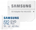 Фото Карта памяти micro SDXC 512GB Samsung EVO Plus A2 V30 (MB-MC512KA/EU)
