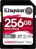 Фото товара Карта памяти SDXC 256GB Kingston Canvas React Plus C10 UHS-II U3 (SDR2/256GB)