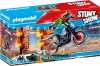Фото товара Конструктор Playmobil Stunt Show Мотокросс с огненной стеной (70553)