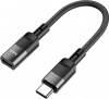 Фото товара Адаптер Lightning -> USB Type C Hoco U107 Black (6931474789983)