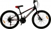 Фото товара Велосипед CrossBike Spark D-Steel 2022 Black/Red 24" рама - 11" (24CJPr-004452)
