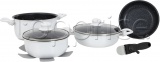 Фото Набор посуды Gimex Cookware Set Induction White (6977221)