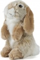 Фото Игрушка мягкая Keycraft Коричневый ушастый кролик 19 см (6337366)