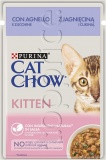 Фото Корм для котов Cat Chow Kitten с ягненком и цукини в желе 85г (8445290426536)