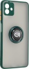 Фото товара Чехол для Samsung Galaxy A04 A045 ArmorStandart Frosted Matte Ring Dark Green (ARM68343)