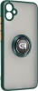Фото товара Чехол для Samsung Galaxy A04e A042 ArmorStandart Frosted Matte Ring Dark Green (ARM68347)