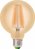Фото товара Лампа Eurolamp LED G95 8W E27 4000K (LED-G95-08274(Amber))