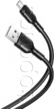 Фото Кабель USB -> micro-USB XO NB212 1м 2.1A Black (XO-NB212m-BK)