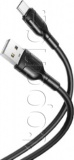 Фото Кабель USB AM -> USB Type C XO NB212 1м Black (XO-NB212c-BK)