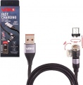 Фото Кабель USB -> micro-USB Voin 1м Black 3A (VC-6601M BK)