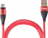 Фото товара Кабель USB -> micro-USB Voin 1 м Red 3A (VC-6101M RD)