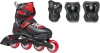 Фото товара Роликовые коньки Rollerblade Fury Combo 2023 36.5-40.5 Black/Red (07373600-741_36.5-40.5)