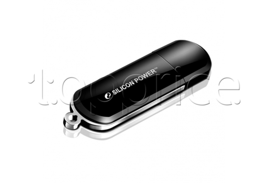 Фото USB флеш накопитель 16GB Silicon Power LuxMini 322 Black (SP016GBUF2322V1K)