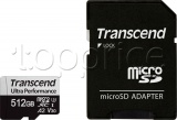 Фото Карта памяти micro SDXC 512GB Transcend 340S UHS-I U3 V30 A2 (TS512GUSD340S)