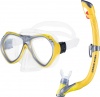 Фото товара Набор маска + трубка для плавания Aqua Speed Aura + Evo 5574 OSFM Uni Yellow (605-18)