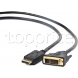 Фото Кабель DisplayPort -> DVI Cablexpert M/M 1м (CC-DPM-DVIM-1M)