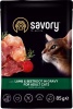 Фото товара Корм для котов Savory Cat Pouch For Adult With Lamb And Beetroot In Gravy 85 г (20123)