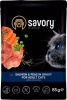 Фото товара Корм для котов Savory Cat Pouch For Adult With Salmon And Peas In Gravy 85 г (20116)