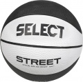 Фото Мяч баскетбольный Select Basketball Street v25 size 7 White/Black (205570-126-7)