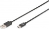 Фото товара Кабель USB3.2 Gen1 AM -> USB Type C Digitus Assmann 1.8 м Black (AK-300136-018-S)