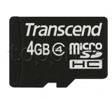 Фото Карта памяти micro SDHC 4GB Transcend (TS4GUSDC4)