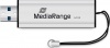 Фото товара USB флеш накопитель 64GB MediaRange Black/Silver (MR917)