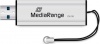 Фото товара USB флеш накопитель 256GB MediaRange Black/Silver (MR919)