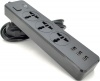 Фото товара Сетевой фильтр Voltronic 2 м 3 розетки 3 USB Black (ТВ-Т13-Black)