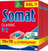 Фото товара Таблетки для посудомоечных машин Somat Классик Duo 70+70 шт. (9000101587265)