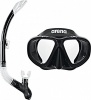 Фото товара Набор маска + трубка для плавания Arena Premium Snorkeling Set JR Black (002019-505)