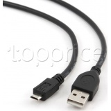 Фото Кабель USB2.0 AM -> micro-USB Cablexpert 0.5 м (CCP-mUSB2-AMBM-0.5M)
