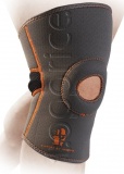 Фото Наколенник Mad Max MFA-297 Knee Support with Patella Stabilizer Size L Dark Grey/Orange