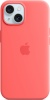 Фото товара Чехол для iPhone 15 Apple Silicone Case with MagSafe Guava (MT0V3ZM/A)
