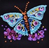 Фото товара Картинка из пайеток ББ Игривая бабочка (АРТ 01-05)