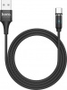 Фото товара Кабель USB AM -> USB Type C Hoco U76 Fresh 1.2 м Black (6931474716729)