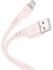 Фото товара Кабель USB -> micro-USB Hoco X97 Crystal 1 м Light Pink (6931474799869)