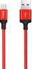 Фото товара Кабель USB -> micro-USB Hoco X14 1 м 2A Black/Red