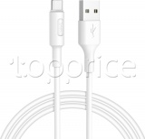 Фото Кабель USB AM -> USB Type C Hoco X25 1 м White (6957531080152)