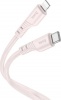 Фото товара Кабель USB Type C -> Lightning Hoco X97 Crystal PD 1 м Light Pink (6931474799784)