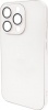 Фото товара Чехол для iPhone 14 Pro AG Glass Matt Frame Color Pearly White (AGMattFrameiP14PWhite)