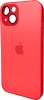 Фото товара Чехол для iPhone 14 AG Glass Matt Frame Color Coke Red (AGMattFrameiP14Red)