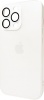 Фото товара Чехол для iPhone 11 Pro Max AG Glass Matt Frame Color Pearly White (AGMattFrameiP11PMWhite)