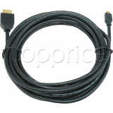 Фото Кабель HDMI -> micro-HDMI Cablexpert 3 м (CC-HDMID-10)