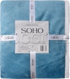 Фото Одеяло SOHO Флис 150x200 см Plush Hugs Silver/Blue (1223К)