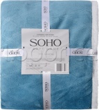 Фото Одеяло SOHO Флис 200x220 см Plush Hugs Silver/Blue (1226К)